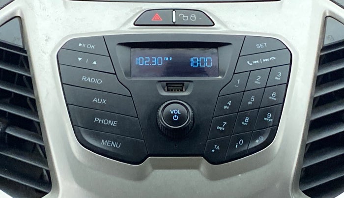 2015 Ford Ecosport 1.5 TREND TDCI, Diesel, Manual, 51,703 km, Infotainment System
