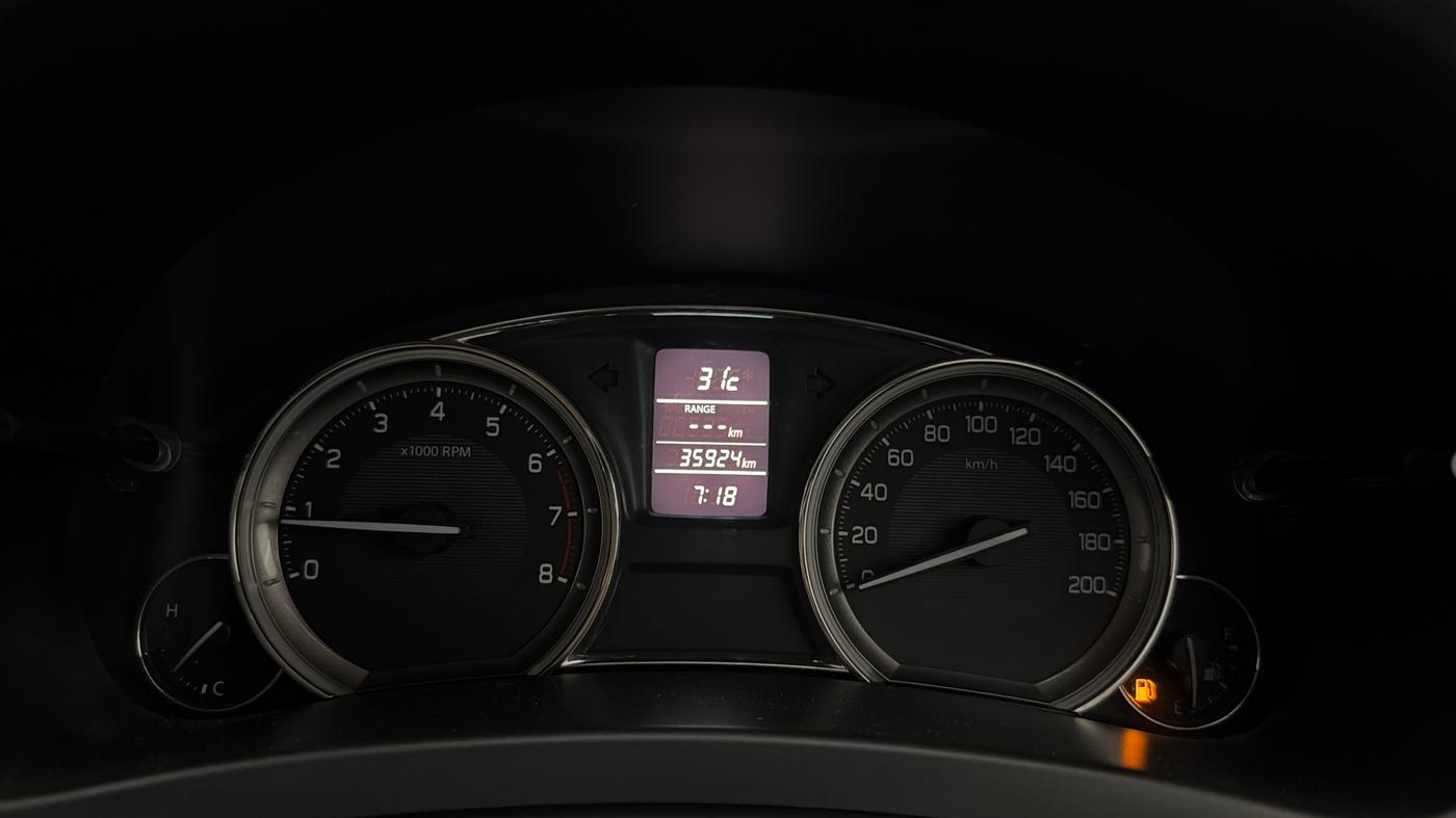 2016 Maruti Ciaz ZXI+, Petrol, Manual, 35,915 km, Odometer Image
