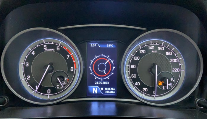 2021 Maruti Dzire ZXI Plus AMT, Petrol, Automatic, 26,344 km, Odometer Image