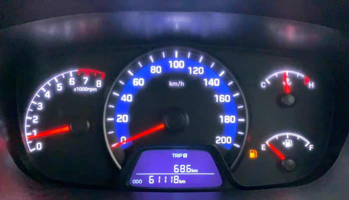 2017 Hyundai Xcent S 1.2, Petrol, Manual, 61,118 km, Odometer Image