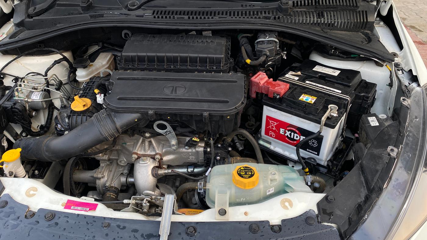 2024 Tata TIGOR XZ CNG, CNG, Manual, 17,640 km, Engine View - Left