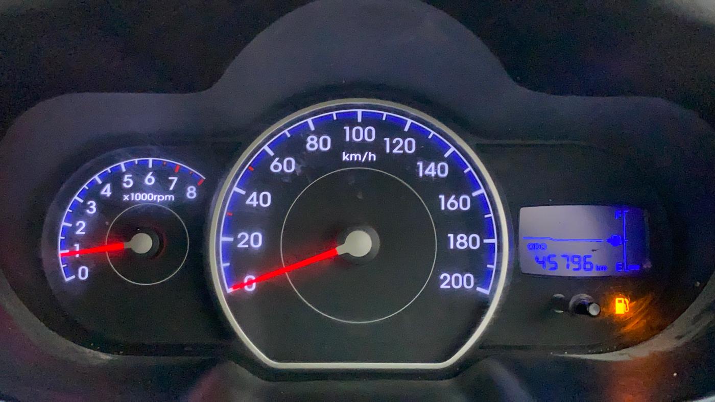 2011 Hyundai i10 MAGNA 1.2, Petrol, Manual, 45,796 km, Odometer Image