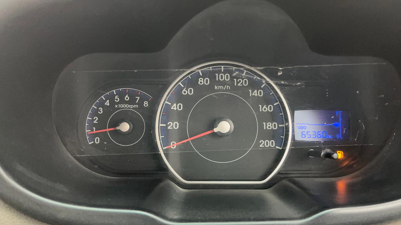 2014 Hyundai i10 MAGNA 1.1, Petrol, Manual, 65,506 km, Odometer Image