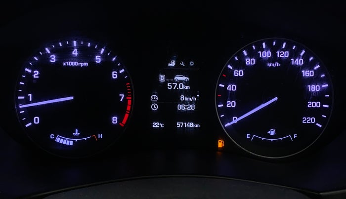 2016 Hyundai Elite i20 ASTA 1.2 (O), Petrol, Manual, 57,144 km, Odometer Image