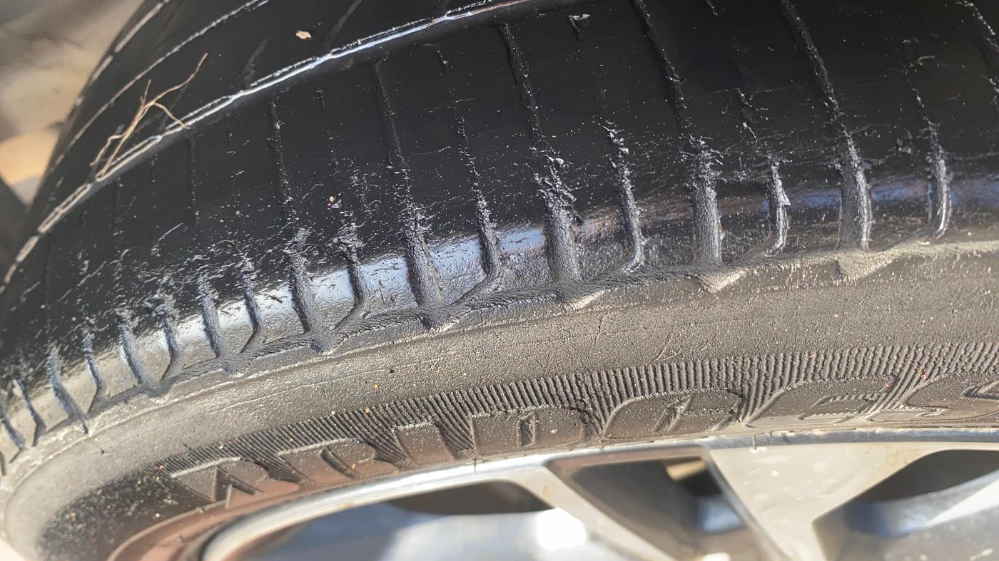 2023 Tata TIGOR XZ PLUS PETROL, Petrol, Manual, 77,783 km, Left Rear Tyre Tread