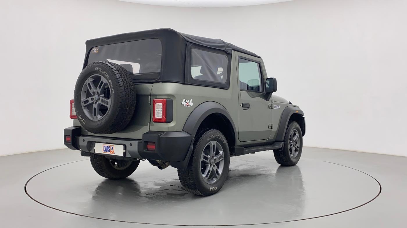 2021 Mahindra Thar LX D 4WD AT CONVERTIBLE, Diesel, Automatic, 8,196 km, Right Back Diagonal