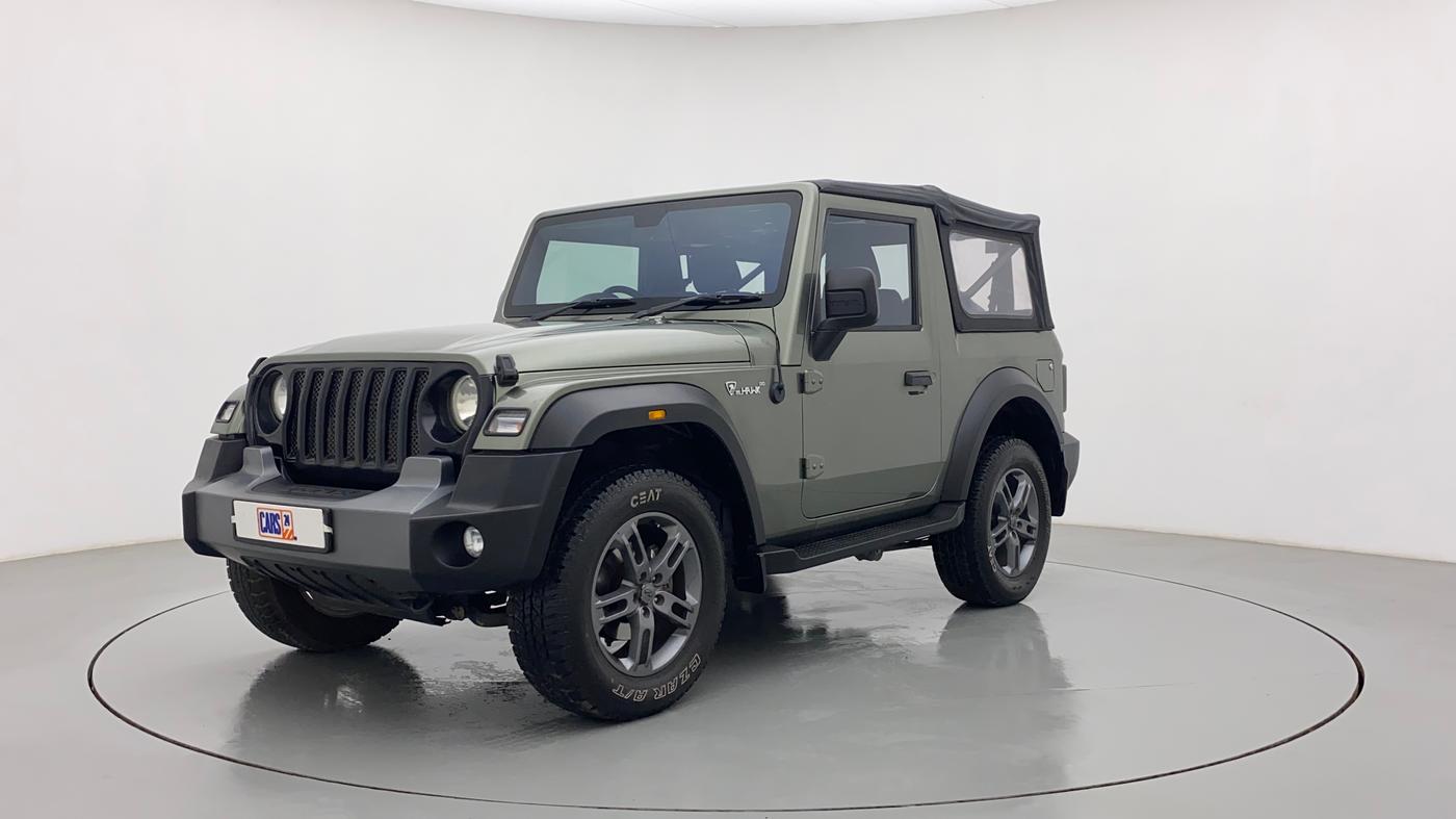 2021 Mahindra Thar LX D 4WD AT CONVERTIBLE, Diesel, Automatic, 8,196 km, Left Front Diagonal