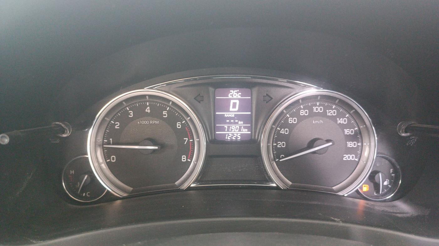 2017 Maruti Ciaz ZXI+ AT, Petrol, Automatic, 71,900 km, Odometer Image