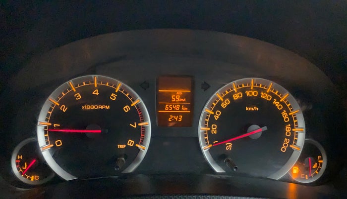 2015 Maruti Swift Dzire VXI, Petrol, Manual, 65,480 km, Odometer Image