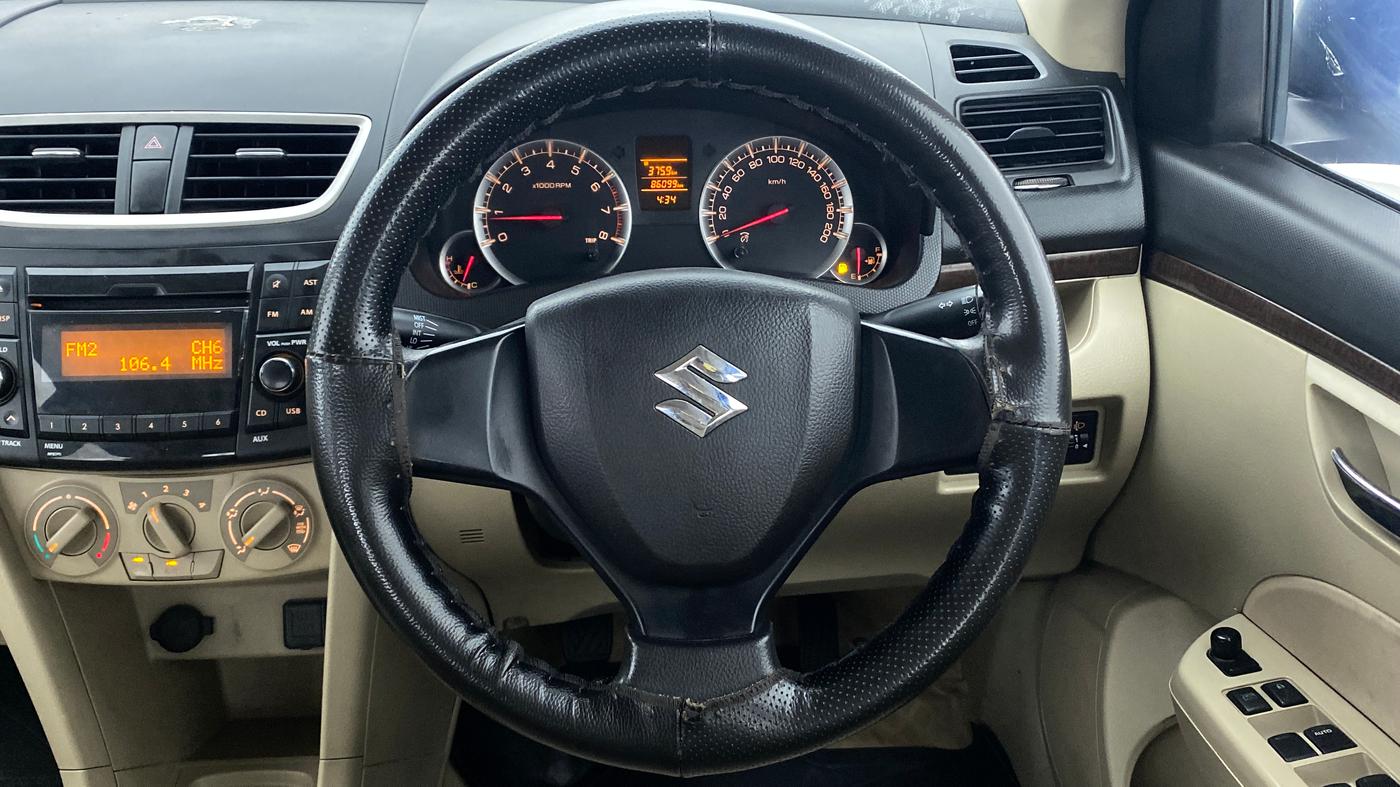 2016 Maruti Swift Dzire VXI, Petrol, Manual, 86,099 km, Steering Wheel Close Up