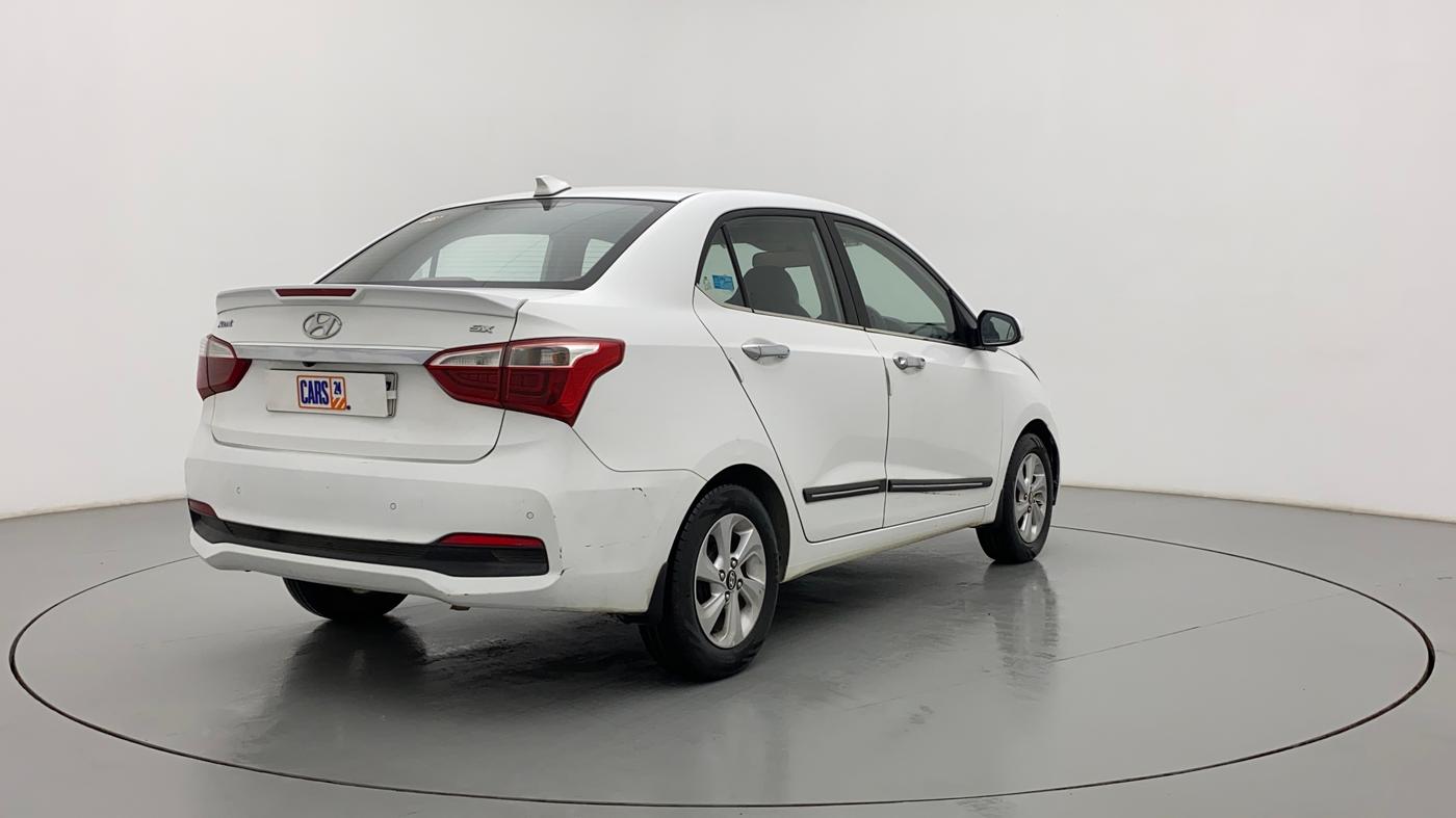 2019 Hyundai Xcent SX 1.2, CNG, Manual, 78,695 km, Right Back Diagonal
