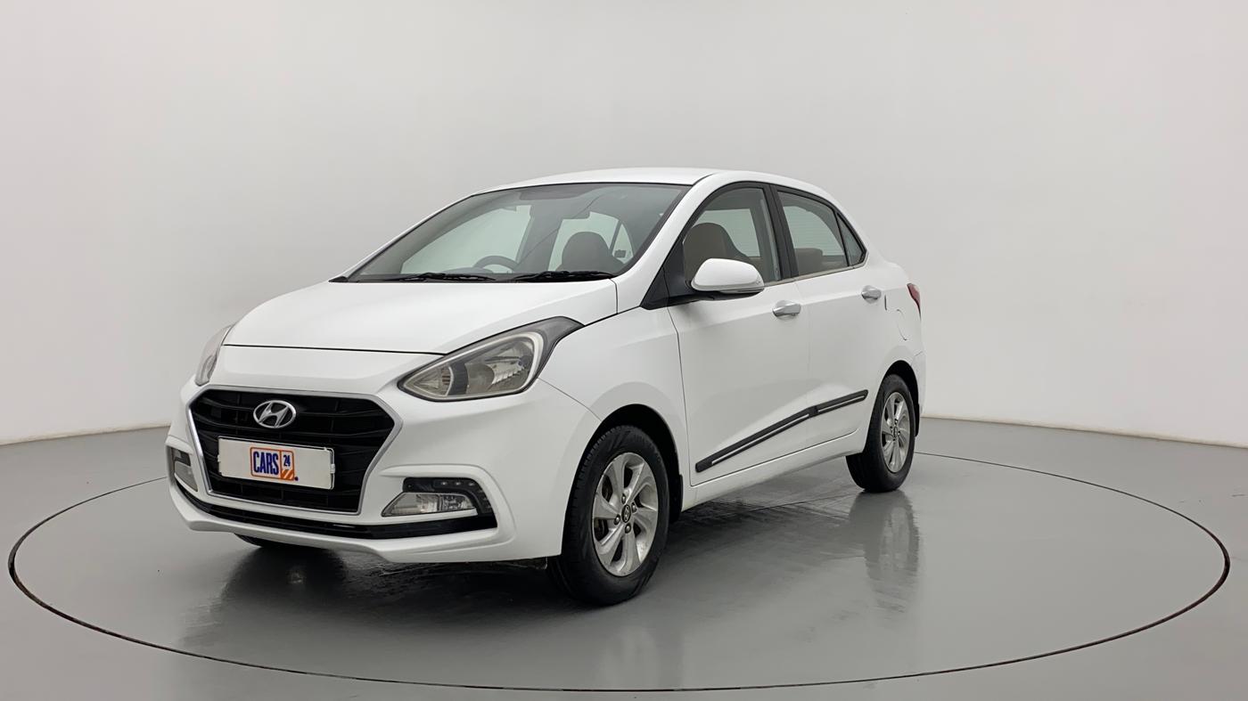 2019 Hyundai Xcent SX 1.2, CNG, Manual, 78,695 km, Left Front Diagonal