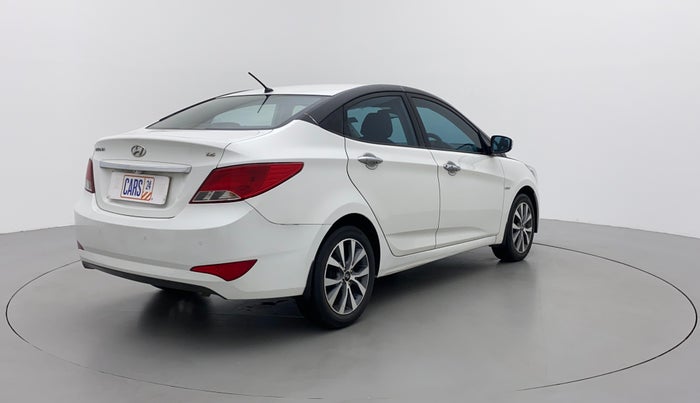2015 Hyundai Verna FLUIDIC 4S 1.6 VTVT S, Petrol, Manual, 74,294 km, Right Back Diagonal