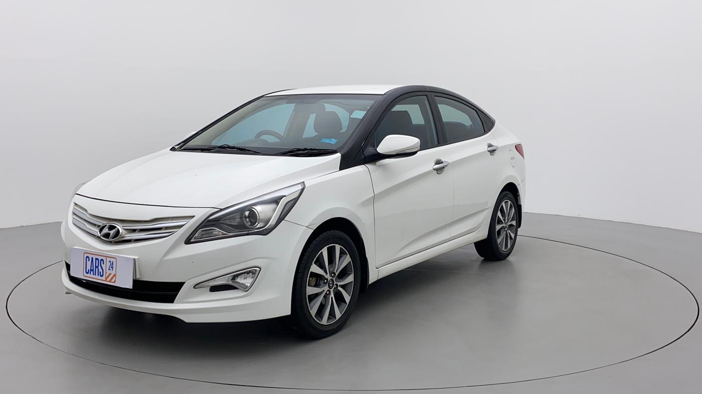 2015 Hyundai Verna FLUIDIC 4S 1.6 VTVT S, Petrol, Manual, 74,294 km, Left Front Diagonal
