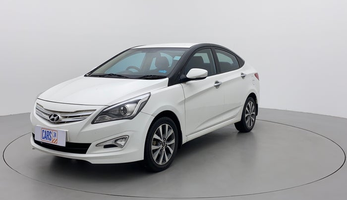 2015 Hyundai Verna FLUIDIC 4S 1.6 VTVT S, Petrol, Manual, 74,294 km, Left Front Diagonal