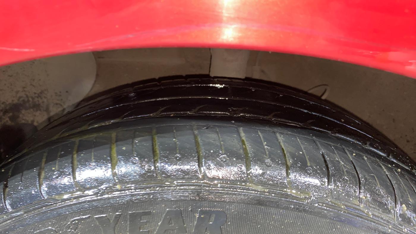 2021 Hyundai AURA S 1.2 AMT, Petrol, Automatic, 24,879 km, Left Front Tyre Tread