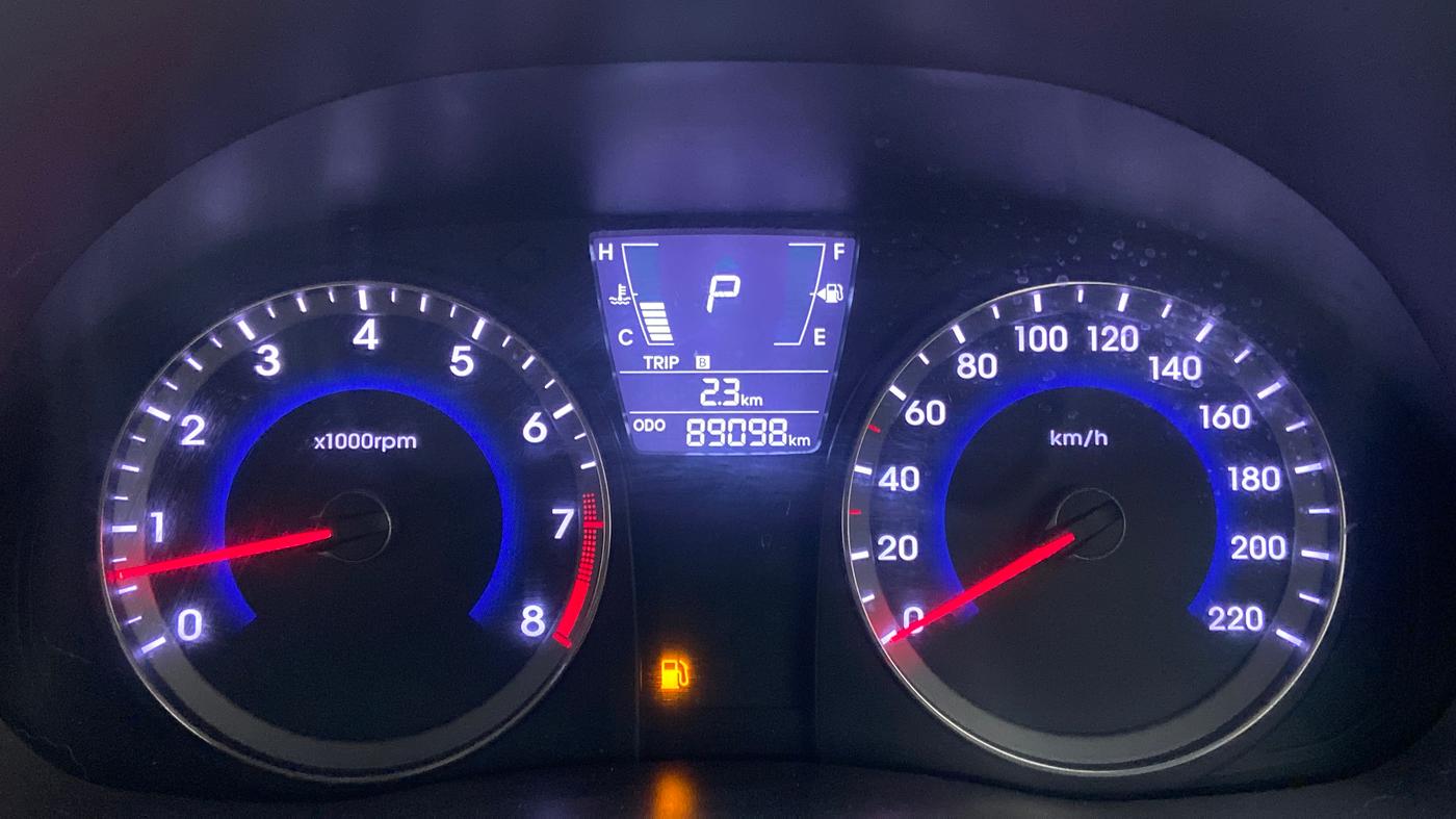 2016 Hyundai Verna 1.6 VTVT SX AT, Petrol, Automatic, 89,098 km, Odometer Image