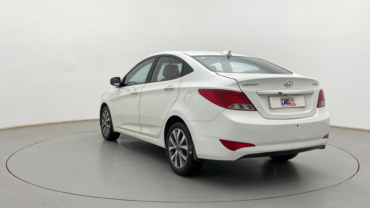 2016 Hyundai Verna 1.6 VTVT SX AT, Petrol, Automatic, 89,098 km, Left Back Diagonal