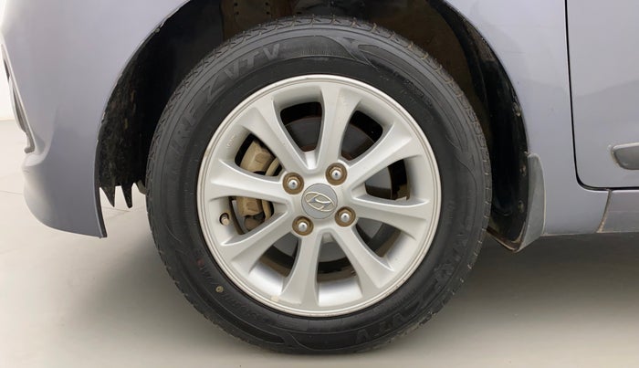 2015 Hyundai Grand i10 ASTA AT 1.2 KAPPA VTVT, Petrol, Automatic, 60,942 km, Left Front Wheel