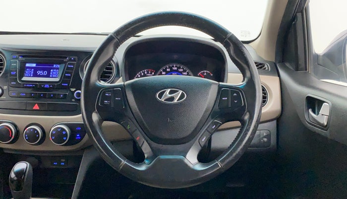 2015 Hyundai Grand i10 ASTA AT 1.2 KAPPA VTVT, Petrol, Automatic, 60,942 km, Steering Wheel Close Up