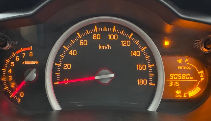 2017 Maruti Celerio VXI CNG OPT, CNG, Manual, 90,670 km, Odometer Image