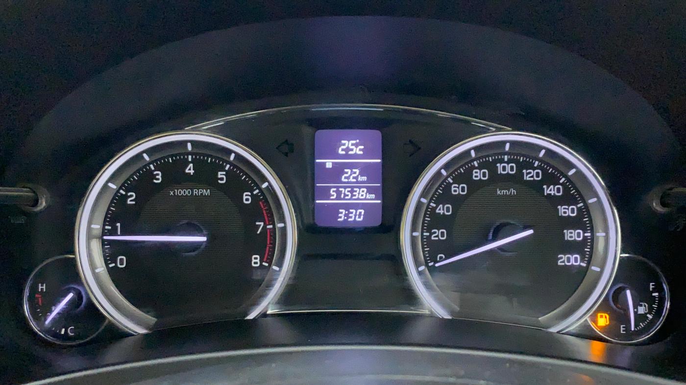 2014 Maruti Ciaz ZXI, CNG, Manual, 57,645 km, Odometer Image