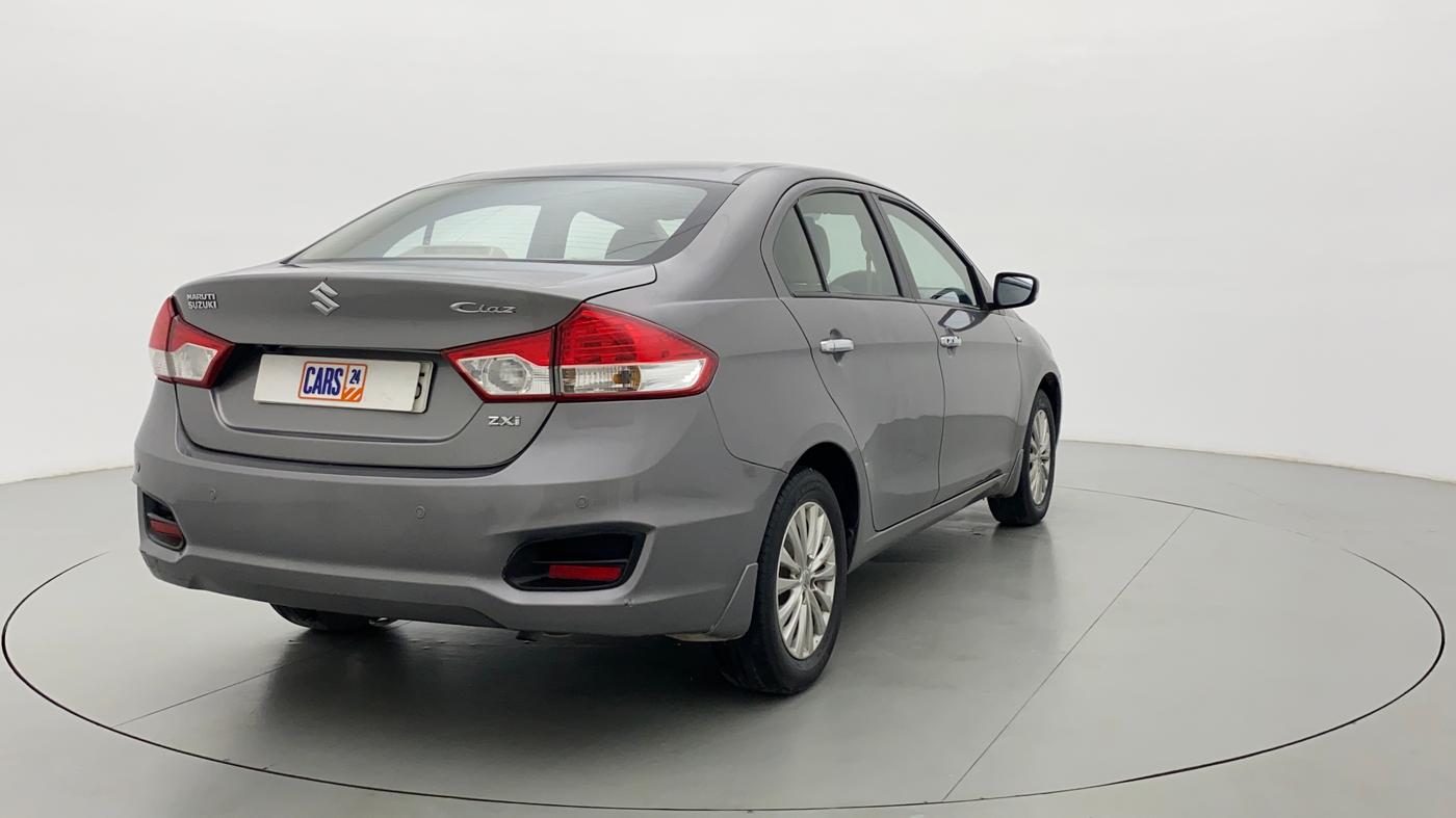 2014 Maruti Ciaz ZXI, CNG, Manual, 57,645 km, Right Back Diagonal