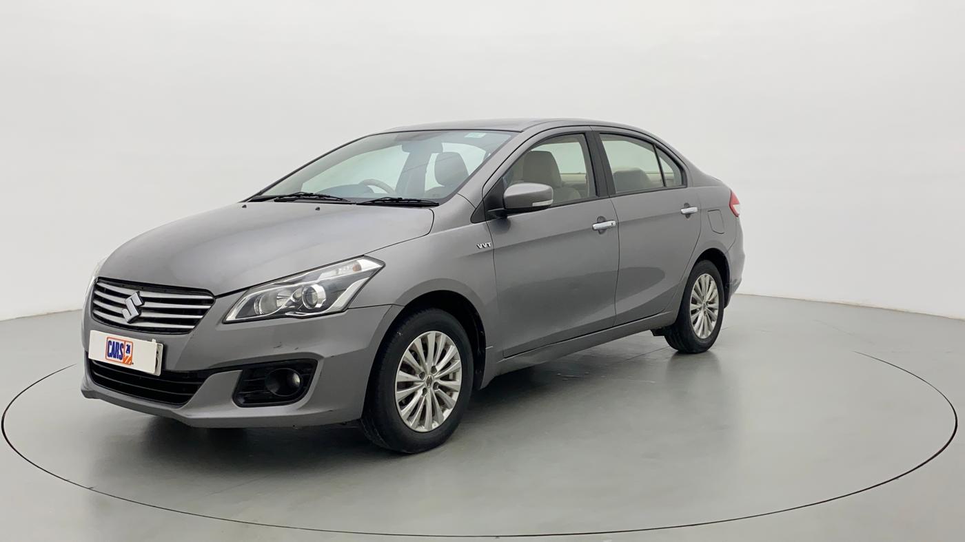2014 Maruti Ciaz ZXI, CNG, Manual, 57,645 km, Left Front Diagonal