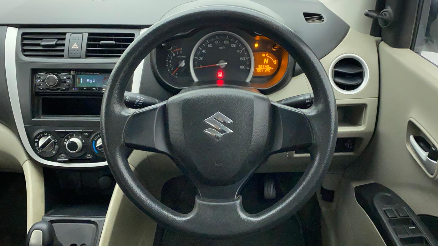 2014 Maruti Celerio VXI AMT, Petrol, Automatic, 36,540 km, Steering Wheel Close Up