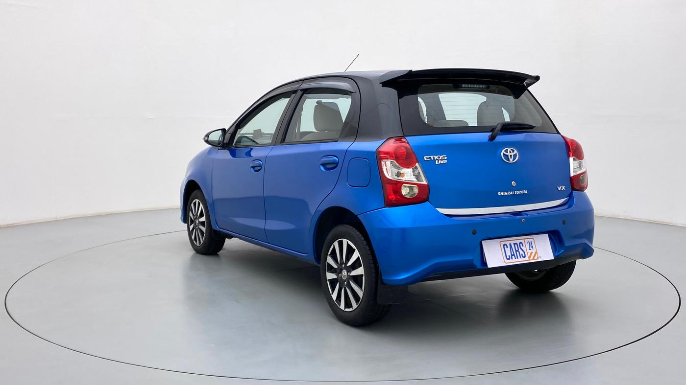 2017 Toyota Etios Liva VX DUAL TONE, Petrol, Manual, 22,525 km, Left Back Diagonal