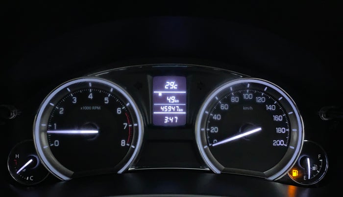 2017 Maruti Ciaz ALPHA 1.4 PETROL, Petrol, Manual, 45,947 km, Odometer Image