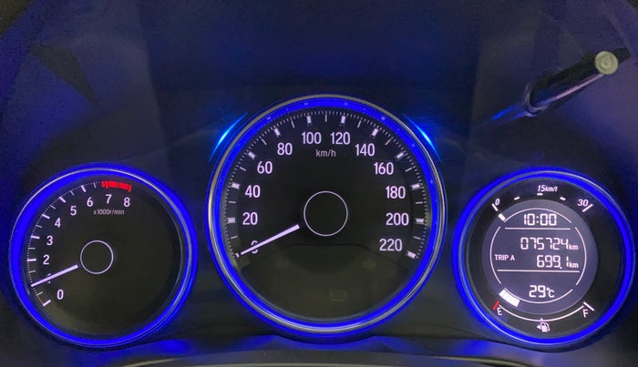 2015 Honda City 1.5L I-VTEC VX, Petrol, Manual, 75,724 km, Odometer Image