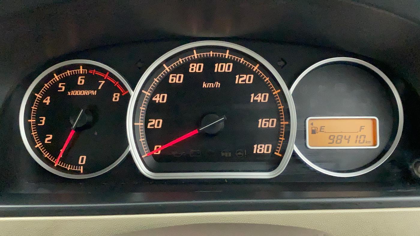 2010 Maruti Zen Estilo VXI, Petrol, Manual, 98,439 km, Odometer Image