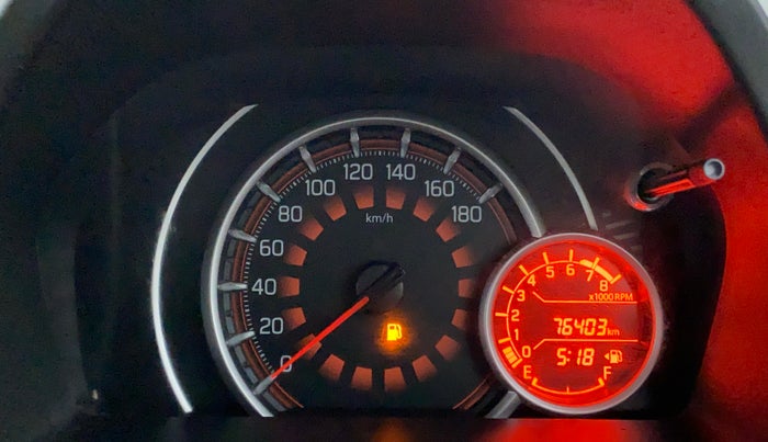 2020 Maruti New Wagon-R ZXI 1.2 old, Petrol, Manual, 76,584 km, Odometer Image