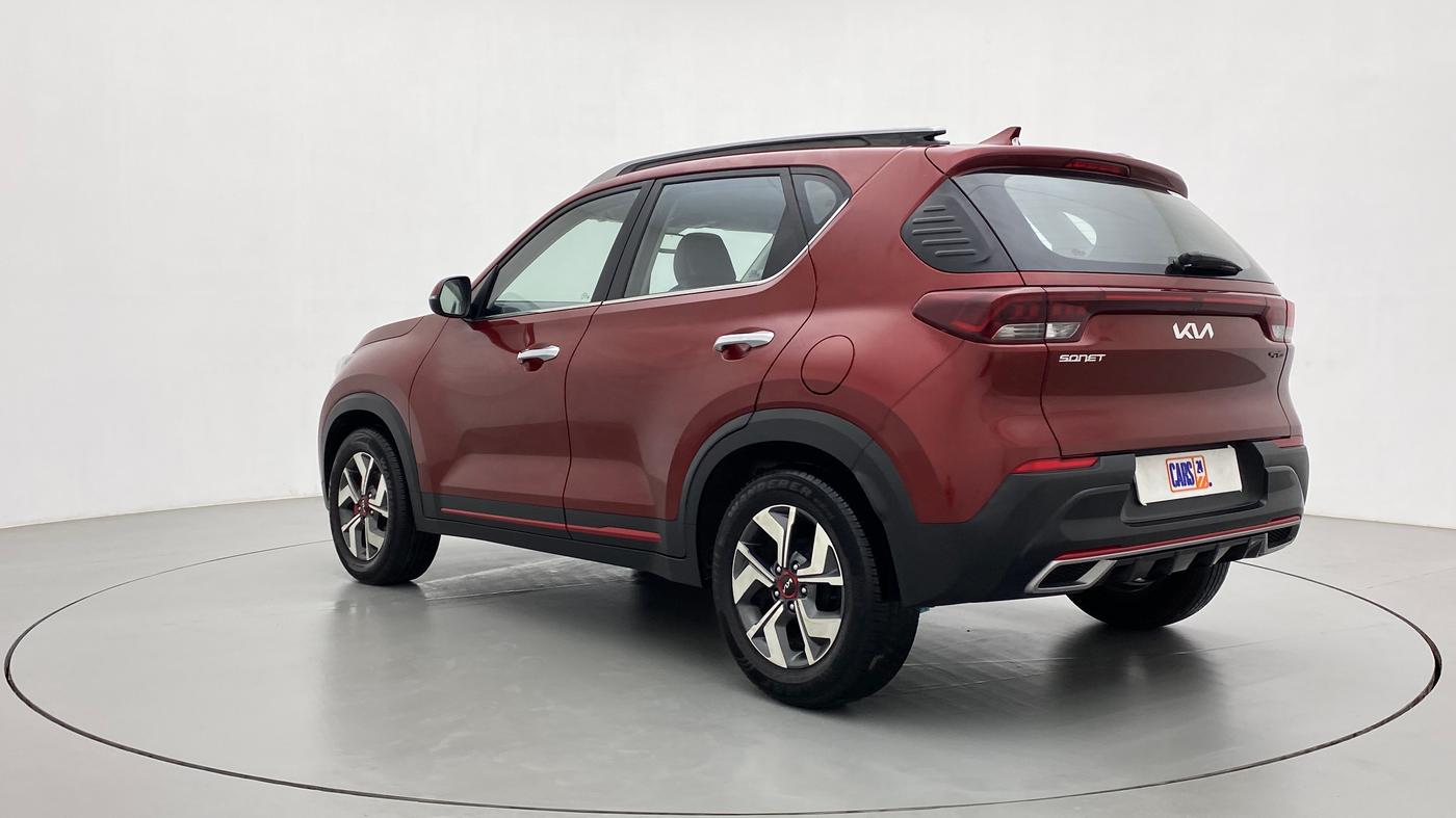 2022 KIA SONET GTX PLUS 1.5 AT, Diesel, Automatic, 7,366 km, Left Back Diagonal