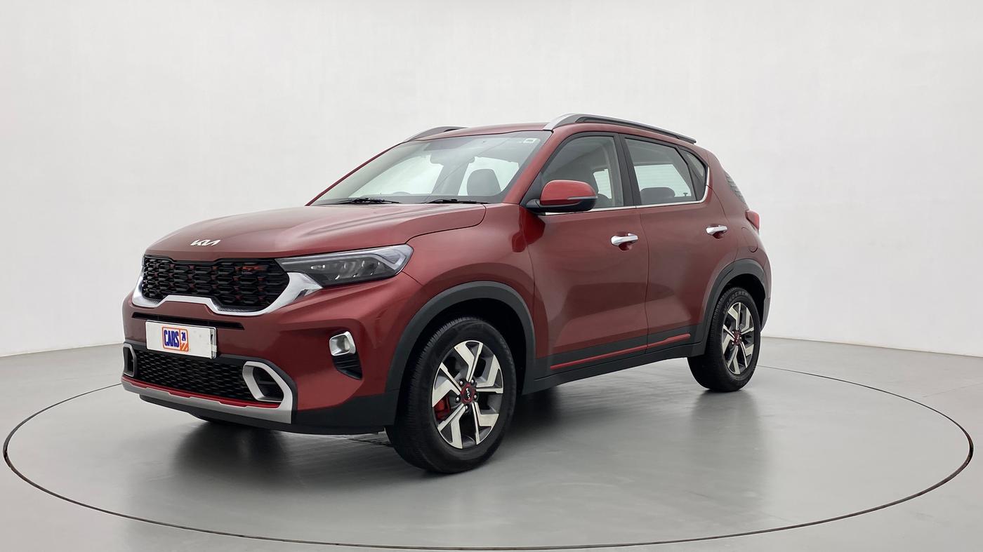 2022 KIA SONET GTX PLUS 1.5 AT, Diesel, Automatic, 7,366 km, Left Front Diagonal
