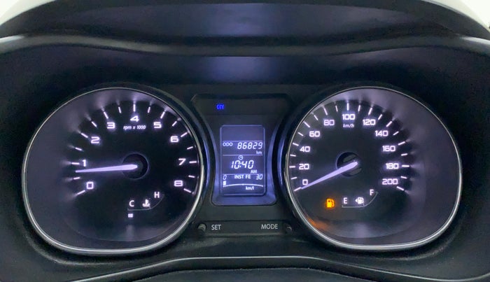 2018 Tata NEXON XZ PLUS DIESEL DUAL TONE, Diesel, Manual, 86,829 km, Odometer Image