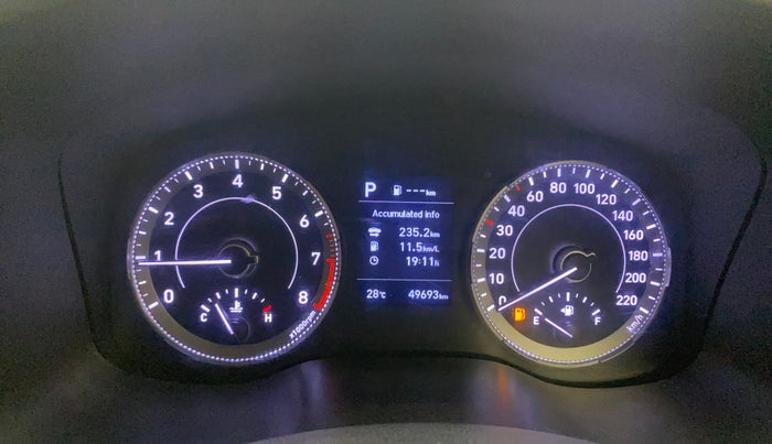 2019 Hyundai VENUE SX PLUS 1.0 TURBO DCT, Petrol, Automatic, 49,692 km, Odometer Image