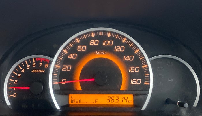 2015 Maruti Wagon R 1.0 VXI, Petrol, Manual, 36,536 km, Odometer Image