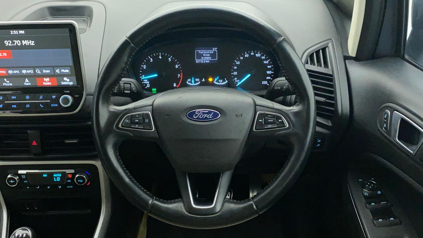 2018 Ford Ecosport TITANIUM 1.5L PETROL, Petrol, Manual, 32,112 km, Steering Wheel Close Up