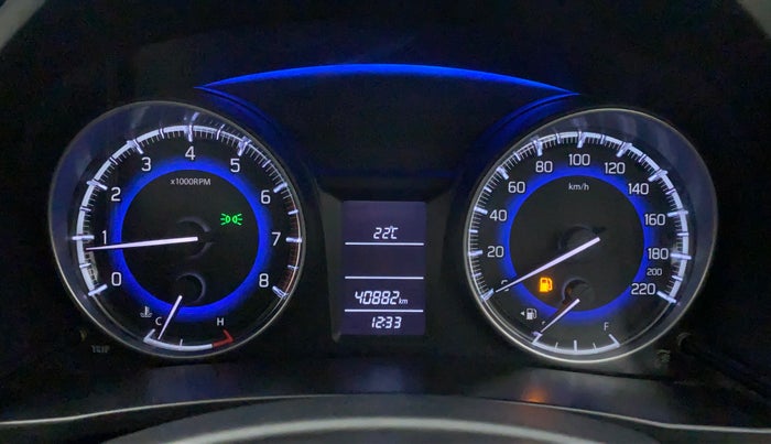 2017 Maruti Baleno DELTA PETROL 1.2, Petrol, Manual, 41,283 km, Odometer Image