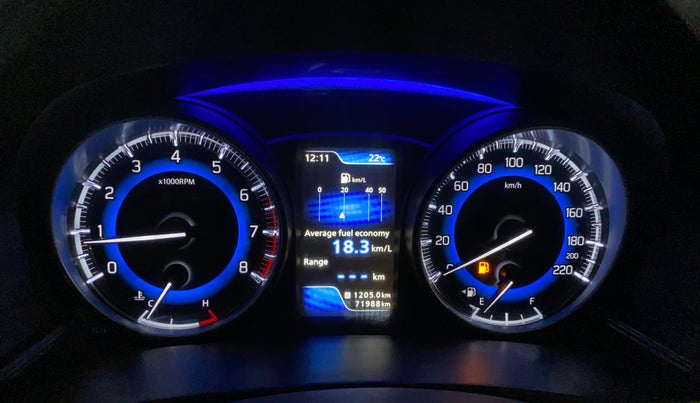 2021 Maruti Baleno ZETA PETROL 1.2, Petrol, Manual, 71,982 km, Odometer Image