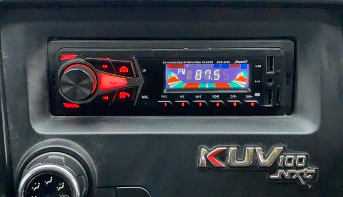 2018 Mahindra KUV 100 NXT K2 D 6S, Diesel, Manual, 66,014 km, Infotainment System