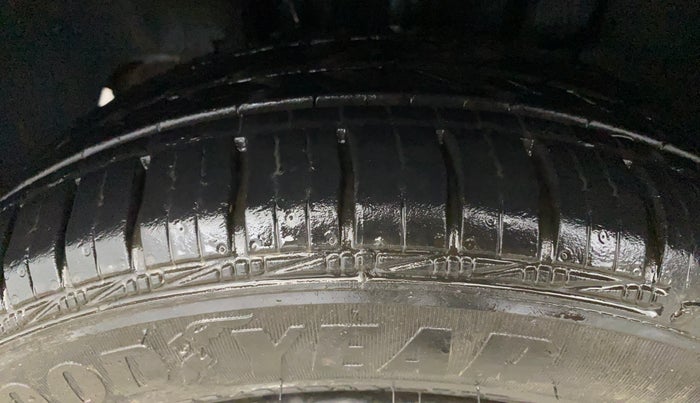 2019 Tata TIGOR XMA PETROL, Petrol, Automatic, 44,240 km, Left Front Tyre Tread