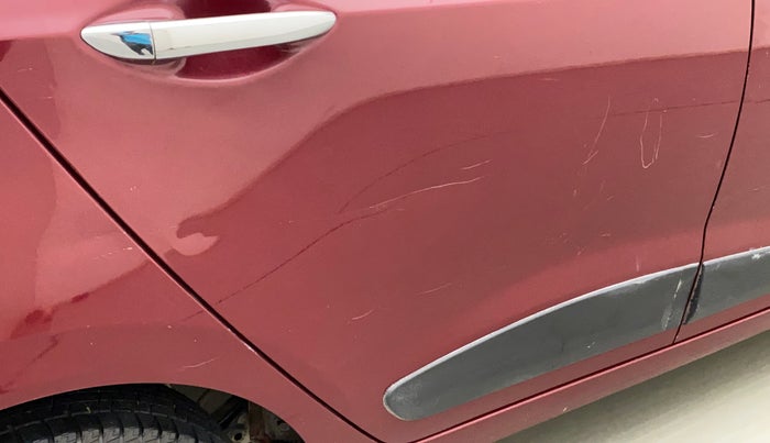 2016 Hyundai Grand i10 ASTA (O) 1.2 KAPPA VTVT, Petrol, Manual, 86,456 km, Right rear door - Slightly dented