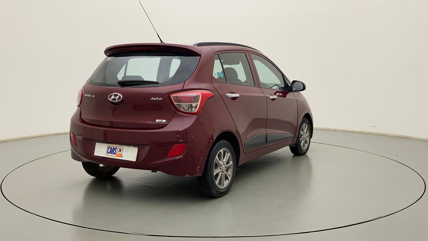 2016 Hyundai Grand i10 ASTA (O) 1.2 KAPPA VTVT, Petrol, Manual, 86,456 km, Right Back Diagonal