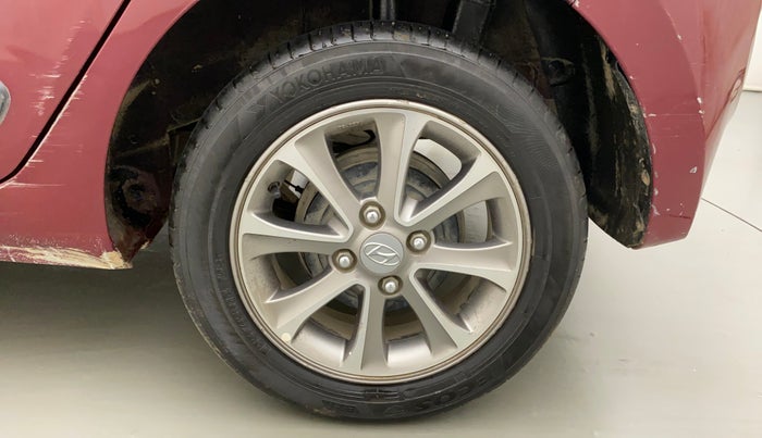 2016 Hyundai Grand i10 ASTA (O) 1.2 KAPPA VTVT, Petrol, Manual, 86,456 km, Left Rear Wheel