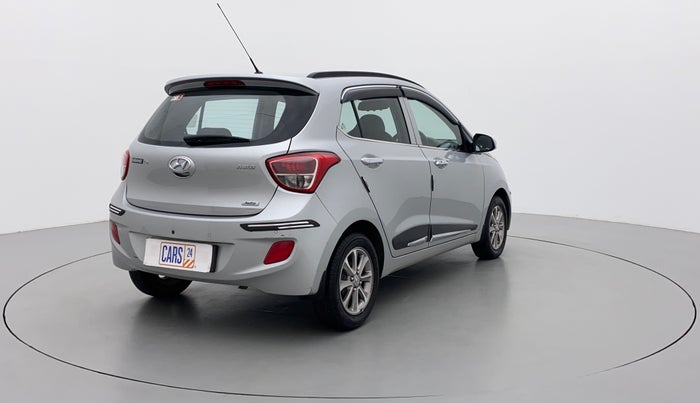 2016 Hyundai Grand i10 ASTA (O) AT 1.2 KAPPA VTVT, Petrol, Automatic, 51,677 km, Right Back Diagonal
