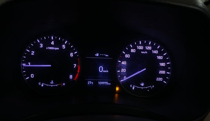2018 Hyundai Creta SX (O) 1.6 PETROL, Petrol, Manual, 1,09,975 km, Odometer Image