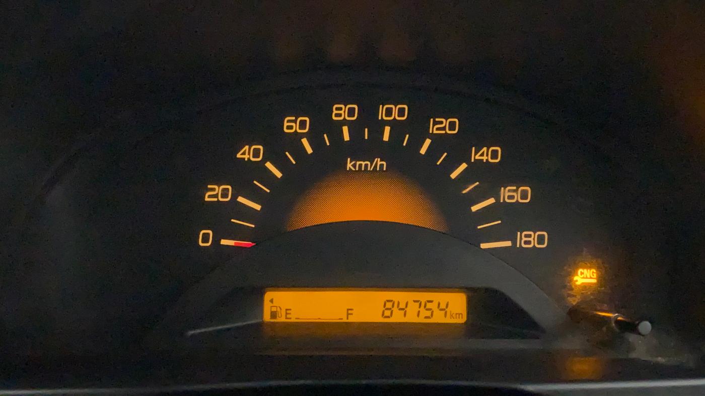 2015 Maruti Wagon R 1.0 LXI CNG, CNG, Manual, 84,850 km, Odometer Image